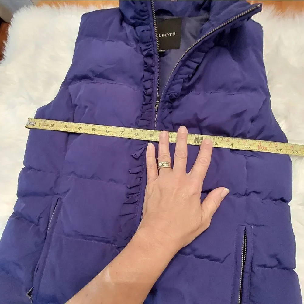 Talbots size S women's down vest